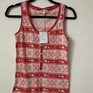 Victoria Secret size small sleep wear Christmas top